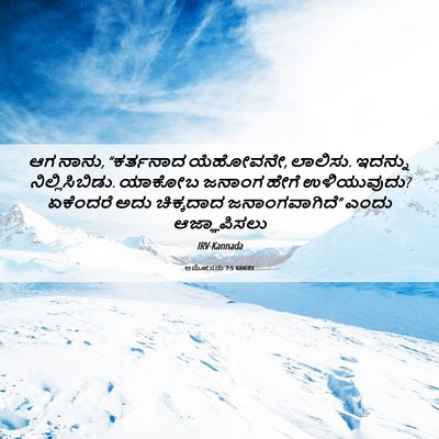 Picture 06 - ಆಮೋಸನು 7:5 KANIRV - ಆಗ ನಾನು, “ಕರ್ತನಾದ - Bible Verse Picture