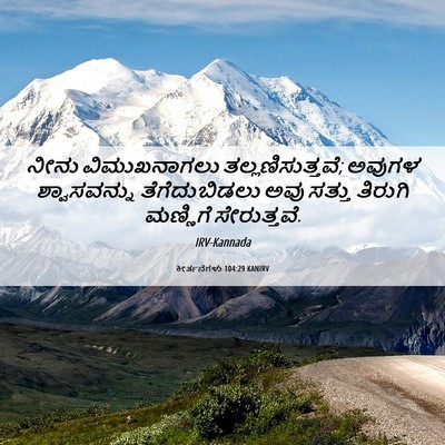 Picture 06 - ಕೀರ್ತನೆಗಳು 104:29 KANIRV - ನೀನು ವಿಮುಖನಾಗಲು - Bible Verse Picture