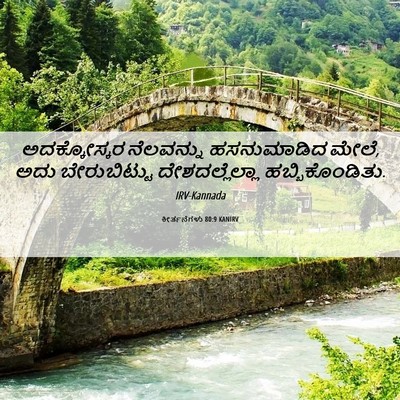 Picture 06 - ಕೀರ್ತನೆಗಳು 80:9 KANIRV - ಅದಕ್ಕೋಸ್ಕರ - Bible Verse Picture