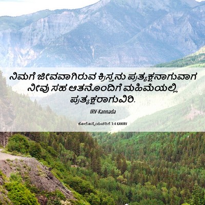 Picture 06 - ಕೊಲೊಸ್ಸೆಯವರಿಗೆ 3:4 KANIRV - ನಿಮಗೆ ಜೀವವಾಗಿರುವ - Bible Verse Picture
