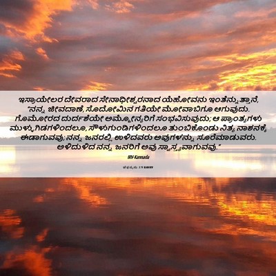Picture 06 - ಚೆಫನ್ಯನು 2:9 KANIRV - ಇಸ್ರಾಯೇಲರ ದೇವರಾದ - Bible Verse Picture