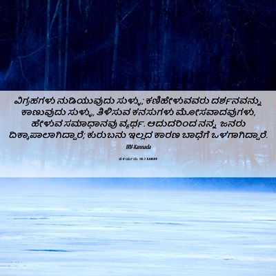 Picture 06 - ಜೆಕರ್ಯನು 10:2 KANIRV - ವಿಗ್ರಹಗಳು - Bible Verse Picture