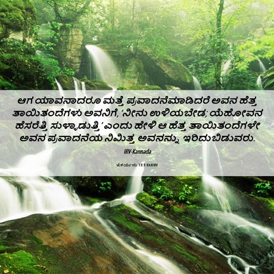 Picture 06 - ಜೆಕರ್ಯನು 13:3 KANIRV - ಆಗ ಯಾವನಾದರೂ ಮತ್ತೆ - Bible Verse Picture