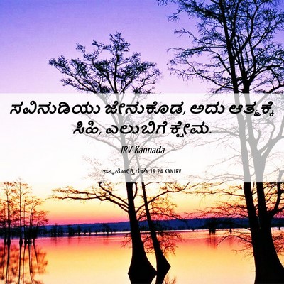 Picture 06 - ಜ್ಞಾನೋಕ್ತಿಗಳು 16:24 KANIRV - ಸವಿನುಡಿಯು - Bible Verse Picture