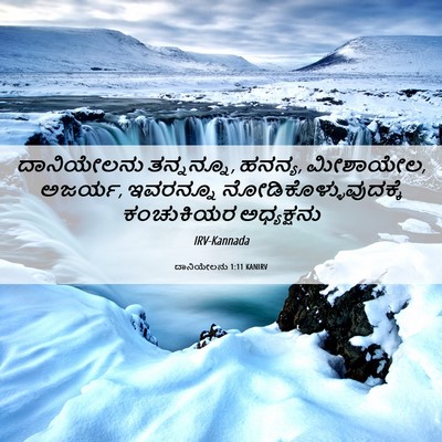 Picture 06 - ದಾನಿಯೇಲನು 1:11 KANIRV - ದಾನಿಯೇಲನು - Bible Verse Picture