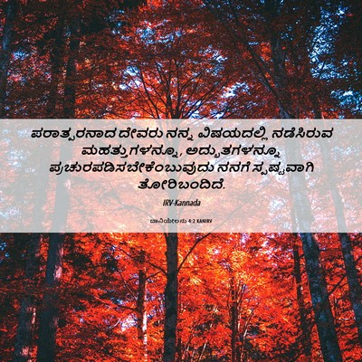Picture 06 - ದಾನಿಯೇಲನು 4:2 KANIRV - ಪರಾತ್ಪರನಾದ ದೇವರು - Bible Verse Picture