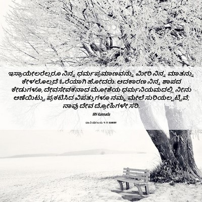 Picture 06 - ದಾನಿಯೇಲನು 9:11 KANIRV - ಇಸ್ರಾಯೇಲರೆಲ್ಲರೂ - Bible Verse Picture