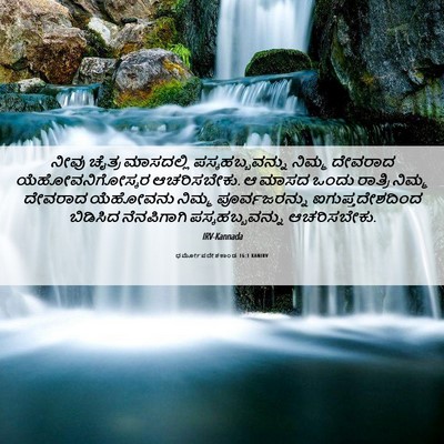 Picture 06 - ಧರ್ಮೋಪದೇಶಕಾಂಡ 16:1 KANIRV - ನೀವು ಚೈತ್ರ - Bible Verse Picture