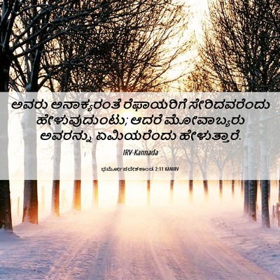 Picture 06 - ಧರ್ಮೋಪದೇಶಕಾಂಡ 2:11 KANIRV - ಅವರು ಅನಾಕ್ಯರಂತೆ - Bible Verse Picture