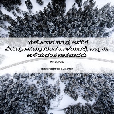 Picture 06 - ಧರ್ಮೋಪದೇಶಕಾಂಡ 2:15 KANIRV - ಯೆಹೋವನ ಹಸ್ತವು - Bible Verse Picture