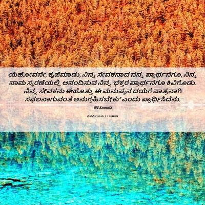 Picture 06 - ನೆಹೆಮೀಯನು 1:11 KANIRV - ಯೆಹೋವನೇ, ಕೃಪೆಮಾಡು; - Bible Verse Picture