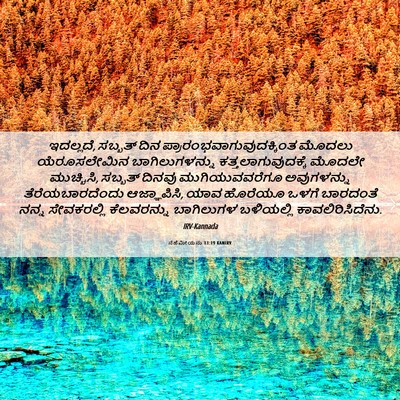 Picture 06 - ನೆಹೆಮೀಯನು 13:19 KANIRV - ಇದಲ್ಲದೆ, ಸಬ್ಬತ್ - Bible Verse Picture