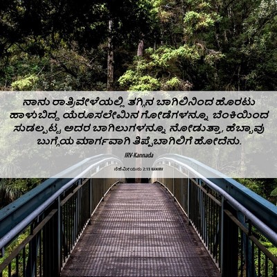 Picture 06 - ನೆಹೆಮೀಯನು 2:13 KANIRV - ನಾನು - Bible Verse Picture