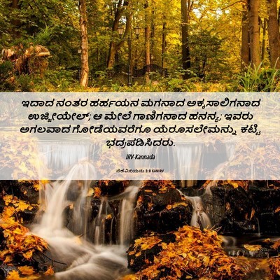 Picture 06 - ನೆಹೆಮೀಯನು 3:8 KANIRV - ಇದಾದ ನಂತರ ಹರ್ಹಯನ - Bible Verse Picture