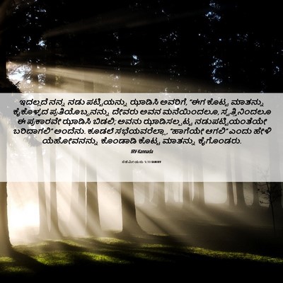Picture 06 - ನೆಹೆಮೀಯನು 5:13 KANIRV - ಇದಲ್ಲದೆ ನನ್ನ ನಡು - Bible Verse Picture