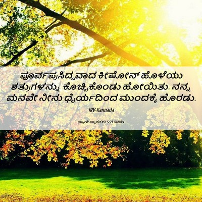 Picture 06 - ನ್ಯಾಯಸ್ಥಾಪಕರು 5:21 KANIRV - ಪೂರ್ವಪ್ರಸಿದ್ಧವಾದ - Bible Verse Picture
