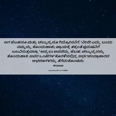 Picture 06 - ನ್ಯಾಯಸ್ಥಾಪಕರು 8:21 KANIRV - ಆಗ ಜೆಬಹನೂ ಮತ್ತು - Bible Verse Picture