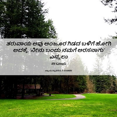 Picture 06 - ನ್ಯಾಯಸ್ಥಾಪಕರು 9:10 KANIRV - ತರುವಾಯ ಅವು ಅಂಜೂರ - Bible Verse Picture