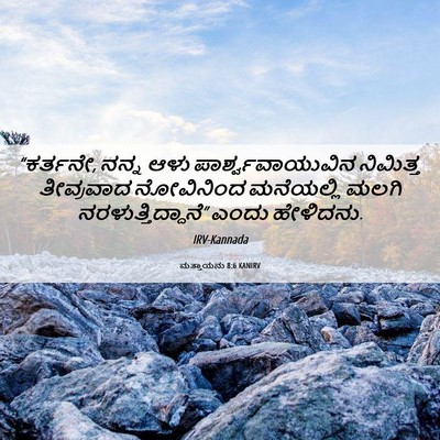 Picture 06 - ಮತ್ತಾಯನು 8:6 KANIRV - “ಕರ್ತನೇ, ನನ್ನ ಆಳು - Bible Verse Picture