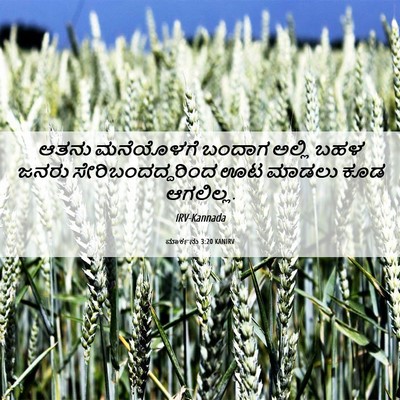 Picture 06 - ಮಾರ್ಕನು 3:20 KANIRV - ಆತನು ಮನೆಯೊಳಗೆ - Bible Verse Picture