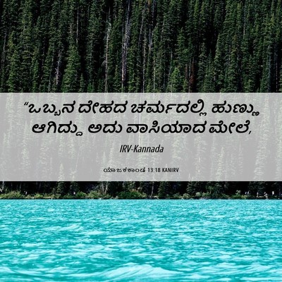 Picture 06 - ಯಾಜಕಕಾಂಡ 13:18 KANIRV - “ಒಬ್ಬನ ದೇಹದ - Bible Verse Picture