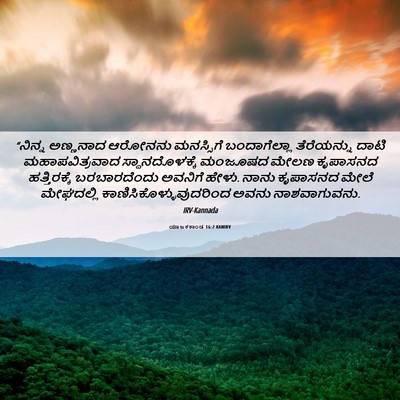 Picture 06 - ಯಾಜಕಕಾಂಡ 16:2 KANIRV - “ನಿನ್ನ ಅಣ್ಣನಾದ - Bible Verse Picture