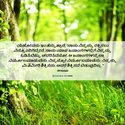 Picture 06 - ಯೆರೆಮೀಯನು 30:11 KANIRV - ಯೆಹೋವನು - Bible Verse Picture