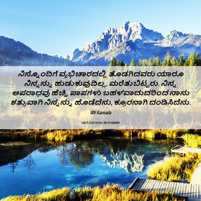 Picture 06 - ಯೆರೆಮೀಯನು 30:14 KANIRV - ನಿನ್ನೊಂದಿಗೆ - Bible Verse Picture