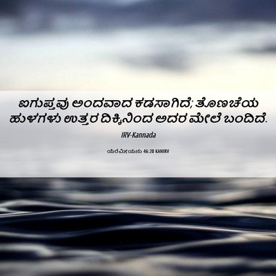 Picture 06 - ಯೆರೆಮೀಯನು 46:20 KANIRV - ಐಗುಪ್ತವು ಅಂದವಾದ - Bible Verse Picture