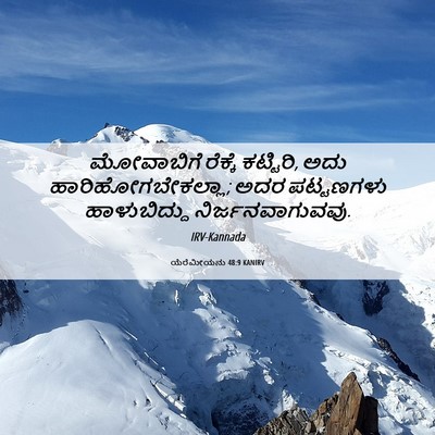 Picture 06 - ಯೆರೆಮೀಯನು 48:9 KANIRV - ಮೋವಾಬಿಗೆ ರೆಕ್ಕೆ - Bible Verse Picture