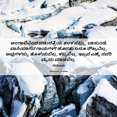 Picture 06 - ಯೆಶಾಯನು 1:6 KANIRV - ಅಂಗಾಲಿನಿಂದ - Bible Verse Picture