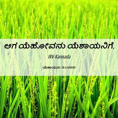 Picture 06 - ಯೆಶಾಯನು 38:4 KANIRV - ಆಗ ಯೆಹೋವನು - Bible Verse Picture