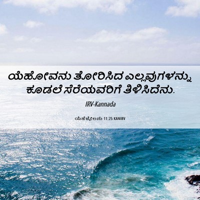 Picture 06 - ಯೆಹೆಜ್ಕೇಲನು 11:25 KANIRV - ಯೆಹೋವನು ತೋರಿಸಿದ - Bible Verse Picture