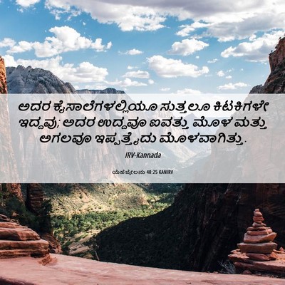 Picture 06 - ಯೆಹೆಜ್ಕೇಲನು 40:25 KANIRV - ಅದರ - Bible Verse Picture