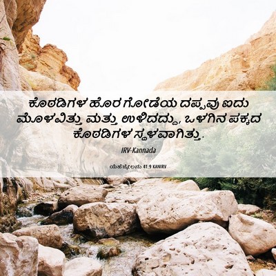 Picture 06 - ಯೆಹೆಜ್ಕೇಲನು 41:9 KANIRV - ಕೊಠಡಿಗಳ ಹೊರ ಗೋಡೆಯ - Bible Verse Picture