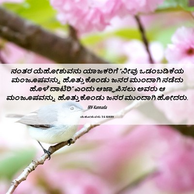 Picture 06 - ಯೆಹೋಶುವನು 3:6 KANIRV - ನಂತರ ಯೆಹೋಶುವನು - Bible Verse Picture