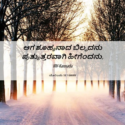 Picture 06 - ಯೋಬನು 18:1 KANIRV - ಆಗ ಶೂಹ್ಯನಾದ - Bible Verse Picture