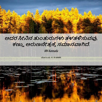 Picture 06 - ಯೋಬನು 41:18 KANIRV - ಅದರ ಸೀನಿನ - Bible Verse Picture