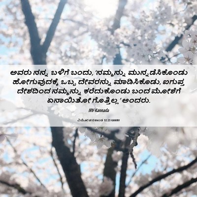 Picture 06 - ವಿಮೋಚನಕಾಂಡ 32:23 KANIRV - ಅವರು ನನ್ನ ಬಳಿಗೆ - Bible Verse Picture