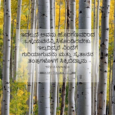 Picture 07 - 1 ತಿಮೊಥೆಯನಿಗೆ 3:7 KANIRV - ಇದಲ್ಲದೆ ಅವನು - Bible Verse Picture