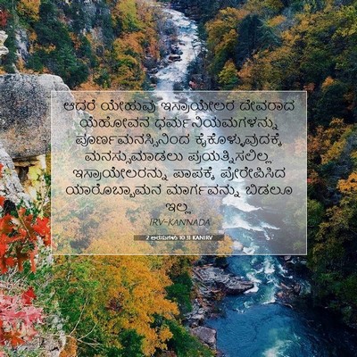 Picture 07 - 2 ಅರಸುಗಳು 10:31 KANIRV - ಆದರೆ ಯೇಹುವು - Bible Verse Picture