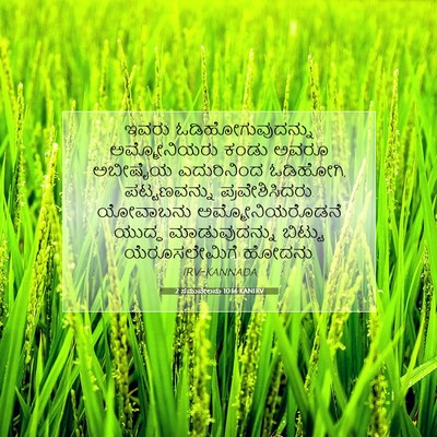 Picture 07 - 2 ಸಮುವೇಲನು 10:14 KANIRV - ಇವರು - Bible Verse Picture