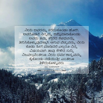 Picture 07 - ಅಪೊಸ್ತಲರ ಕೃತ್ಯಗಳು 21:24 KANIRV - ನೀನು ಅವರನ್ನು - Bible Verse Picture