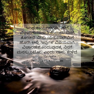 Picture 07 - ಅಪೊಸ್ತಲರ ಕೃತ್ಯಗಳು 25:20 KANIRV - ಇಂಥ ಕಾರ್ಯಗಳನ್ನು - Bible Verse Picture