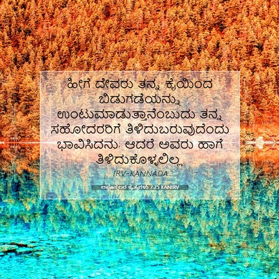 Picture 07 - ಅಪೊಸ್ತಲರ ಕೃತ್ಯಗಳು 7:25 KANIRV - ಹೀಗೆ ದೇವರು ತನ್ನ - Bible Verse Picture
