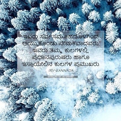 Picture 07 - ಅರಣ್ಯಕಾಂಡ 1:16 KANIRV - ಇವರು - Bible Verse Picture