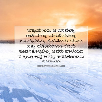 Picture 07 - ಅರಣ್ಯಕಾಂಡ 11:32 KANIRV - ಇಸ್ರಾಯೇಲರು ಆ - Bible Verse Picture