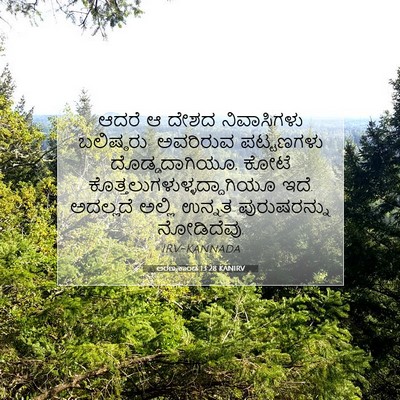 Picture 07 - ಅರಣ್ಯಕಾಂಡ 13:28 KANIRV - ಆದರೆ ಆ ದೇಶದ - Bible Verse Picture