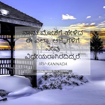 Picture 07 - ಅರಣ್ಯಕಾಂಡ 15:22 KANIRV - ನಾನು ಮೋಶೆಗೆ ಹೇಳಿದ - Bible Verse Picture