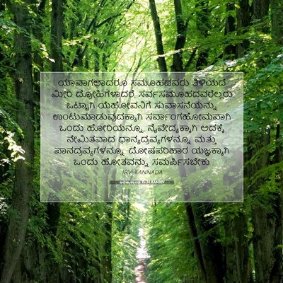 Picture 07 - ಅರಣ್ಯಕಾಂಡ 15:24 KANIRV - ಯಾವಾಗಲಾದರೂ - Bible Verse Picture